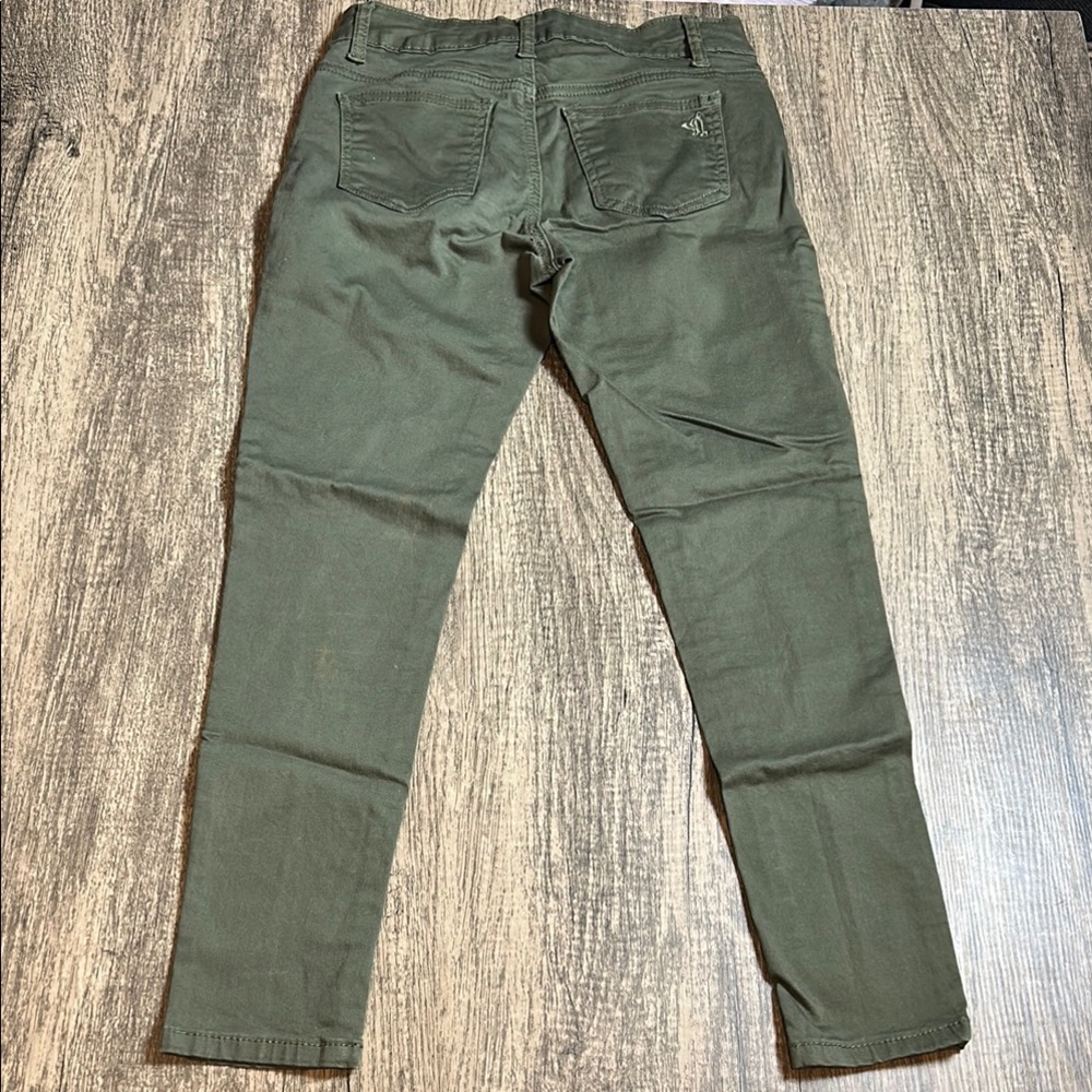 VIP Olive Green Button-Fly Jeans - Picture 3 of 4